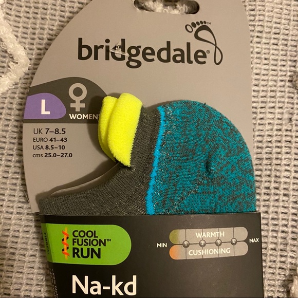 Bridgedale Women's Coolfusion Run Na-Kd Socks - Picture 6 of 7